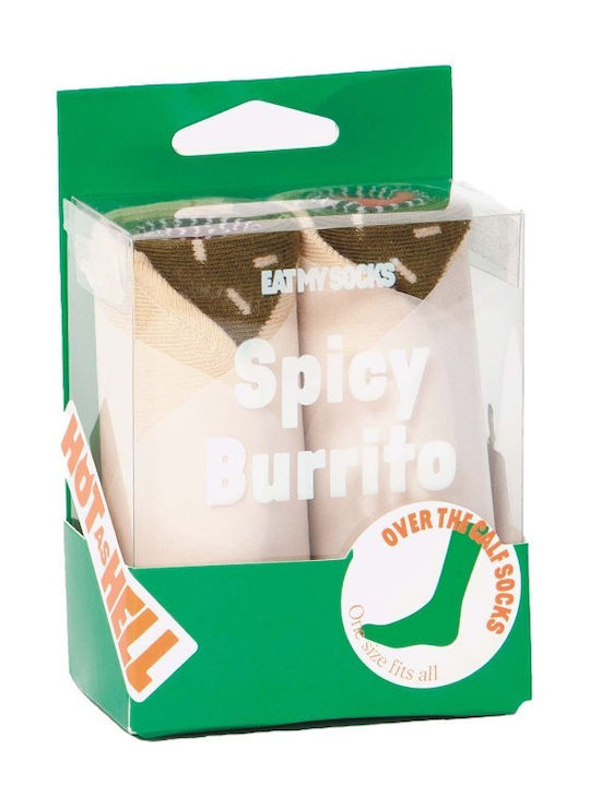 SneakerCage Spicy Burrito Men's Patterned Socks Multicolour