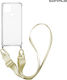 Sonique Strap Armor Clear Back Cover Silicone w...