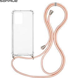 Sonique Armor Clear Задна корица Силикон с Каиш...