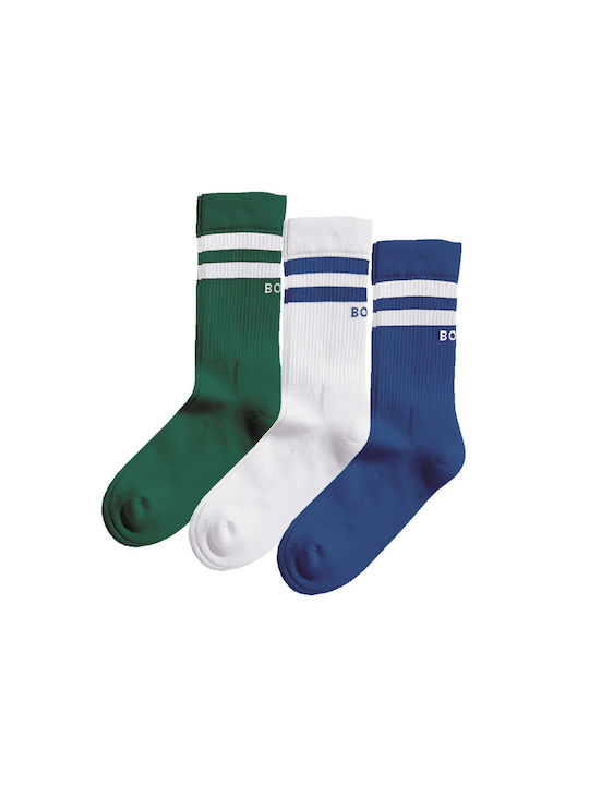 Björn Borg Γυναικείες Κάλτσες Green/White/Blue 3 Pack