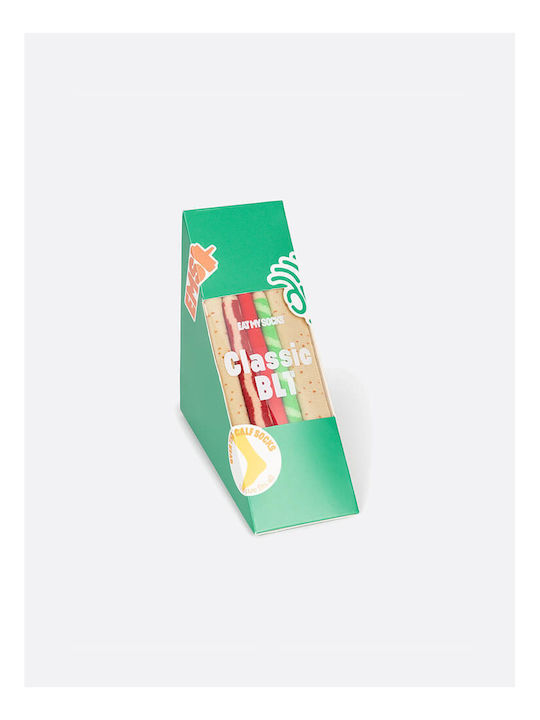 Eat My Socks Classic BLT Κάλτσες με Σχέδια Κόκκ...