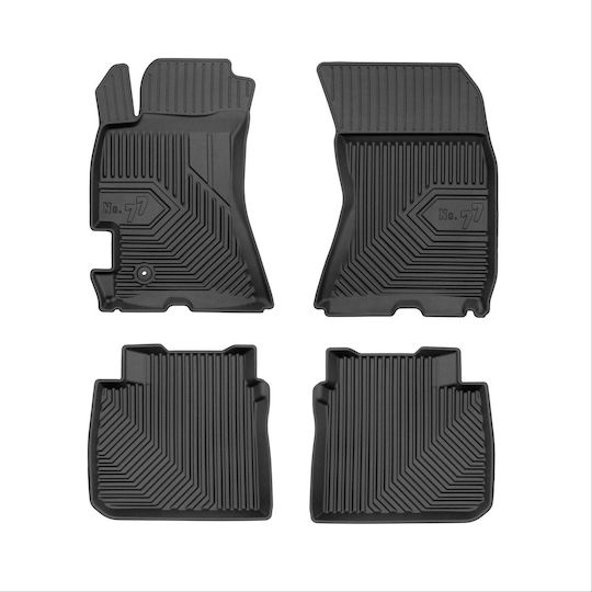 Frogum Set Covorașe Față și Spate 4buc din Furtun pentru Subaru Moștenire / Outback 2003-2009 Negre