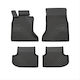 Frogum Set of Front and Rear Mats 4pcs for BMW F10 2013-2017 Black