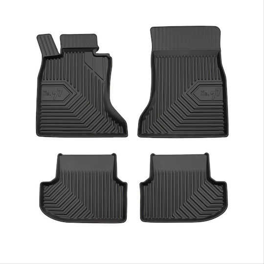 Frogum Set of Front and Rear Mats 4pcs for BMW F10 2013-2017 Black