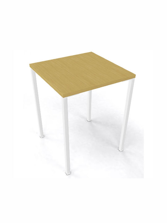 Simply Table Kitchen Wooden with Metal Frame 70x70x75cm