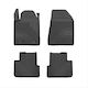 Frogum Set of Front and Rear Mats 4pcs for Fiat Bravo 2007-2014 Black