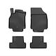 Frogum Set of Front and Rear Mats 4pcs for Renault Megane / Coupe Hyundai Coupe 2009-2016 Black