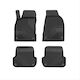 Frogum Set of Front and Rear Mats 4pcs for Seat Exeo Audi A4 / RS4 / S4 2008-2013 Black