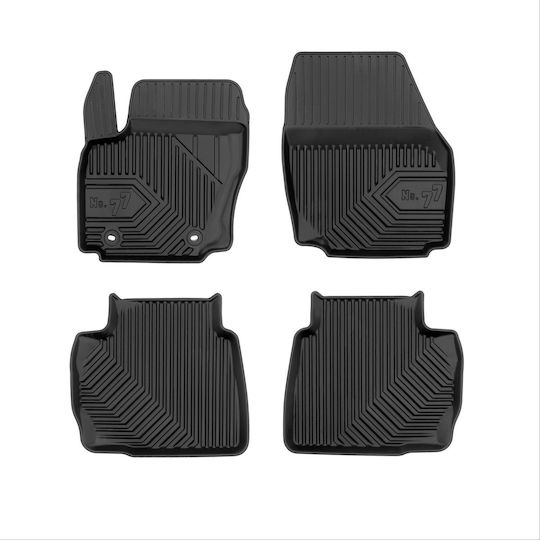 Frogum Set of Front and Rear Mats 4pcs for Ford Mondeo 2007-2014 Black