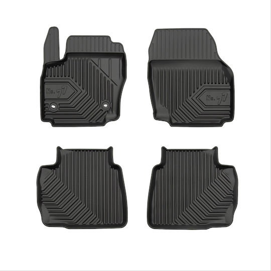 Frogum Set of Front and Rear Mats 4pcs for Ford Mondeo 2007-2014 Black