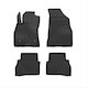 Frogum Set of Front and Rear Mats 4pcs for Fiat Doblo 2010-2020 Black