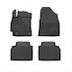 Frogum Set of Front and Rear Mats 4pcs Tray Type for Hyundai Elantra 2020 Black