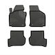 Frogum Set of Front and Rear Mats 4pcs for Seat Leon / Toledo Skoda Octavia Volkswagen Golf 2005-2012 Black
