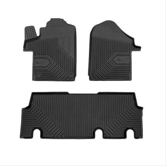 Frogum Set of Front and Rear Mats 3pcs for Mercedes-Benz Vito 2014 Black