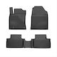 Frogum Set of Front and Rear Mats 3pcs for Kia Ceed 2018 Black