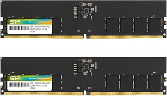 Silicon Power DDR5 32GB RAM with 2x16GB Modules and Speed 4800 for Desktop