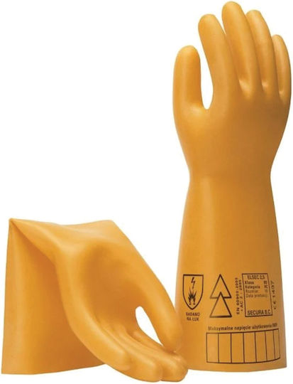 Cerva Γάντια Εργασίας Ηλεκτρολόγου Μπεζ Latex