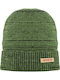 Beanie Unisex Σκούφος Πλεκτός σε Πράσινο χρώμα