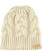 Beanie Σκούφος Πλεκτός σε Λευκό χρώμα