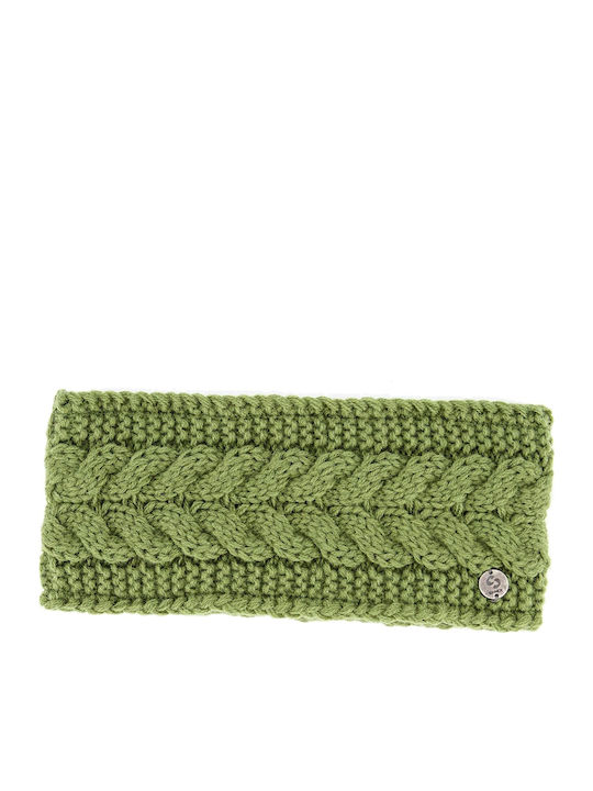 Unisex Headband Πλεκτό σε Πράσινο χρώμα