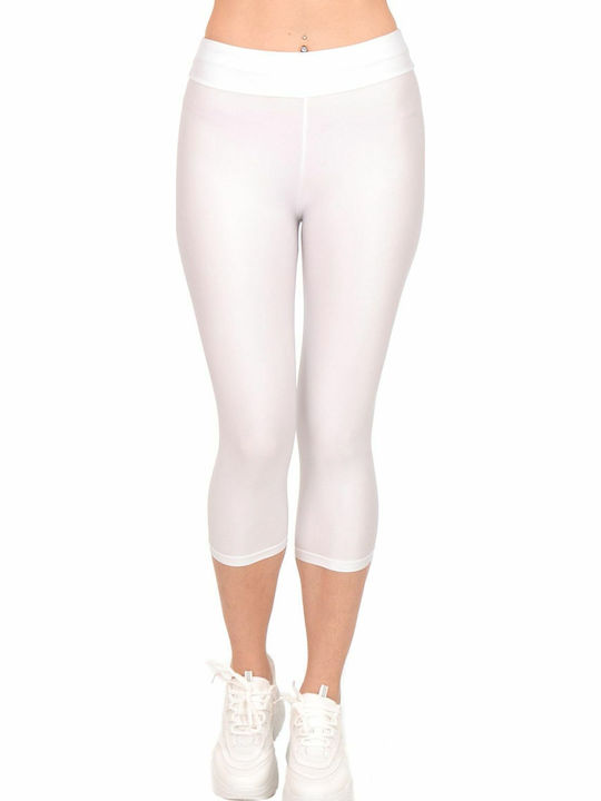 Women's Capri Legging White