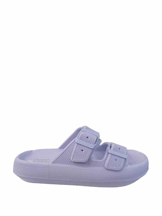 Ocean Addict Damen verstellbare Flip Flops Flieder - Flieder