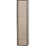 Floor Bathroom Column Cabinet L30xD30xH130cm Beige