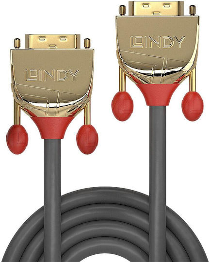 Lindy Кабел DVI-D мъжки - DVI-D мъжки 20м Черен (36217)