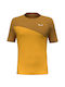 Salewa Men's Athletic T-shirt Short Sleeve Yellow