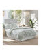 Melany Semi-Double Wooden Bed White With Slats For Mattress 110x190cm