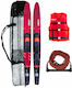 Jobe Allegre 67" Combo Waterskis Package Red Wakeboard