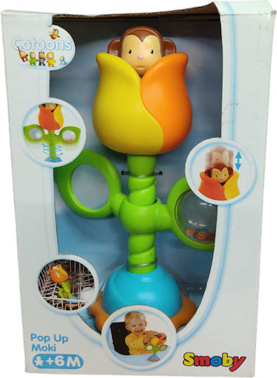 Smoby Jucărie pentru Bebeluși Cotoons Pop up Moki pentru 6++ Luni