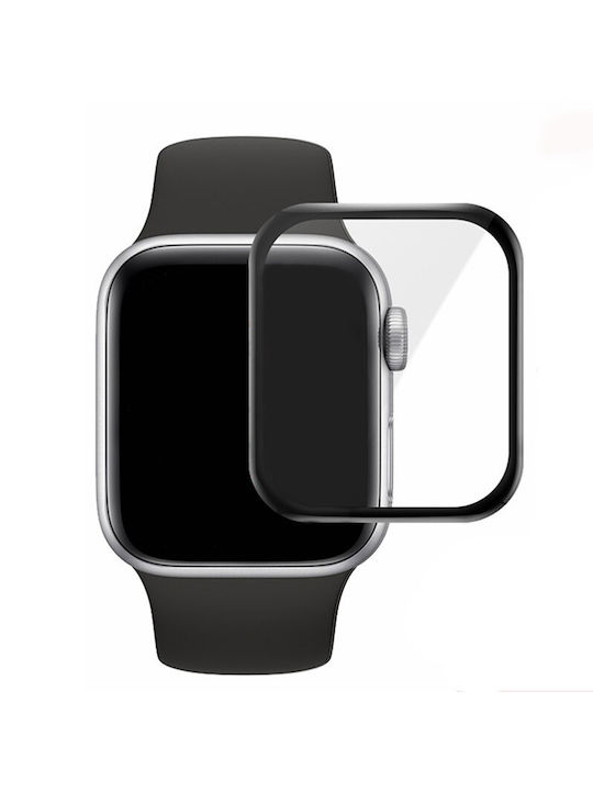 Acrylic Full Glue Full Face Tempered Glass for the Apple Watch 40mm 1pcs Black