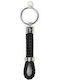 U.S. Polo Assn. Keychain Leather Black