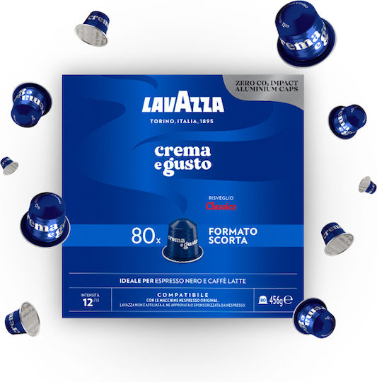 Lavazza Κάψουλες Espresso Crema&Gusto Classico Συμβατές με Μηχανή Nespresso 80caps