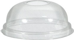 Lariplast Καπάκια Ποτηριού μιας Χρήσης Kuppel-Deckel in Transparent Farbe (200Stück)