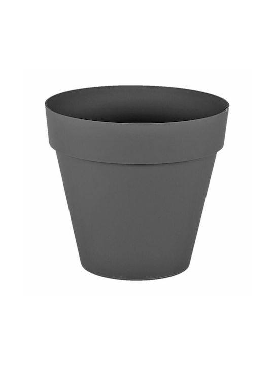 Serinova Flower Pot 24x22cm Charcoal