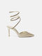 InShoes Pointed Toe Beige Heels