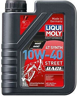 Liqui Moly 4T Synth Synthetic Motorcycle Oil for Four-Stroke Engines 10W-40 1lt