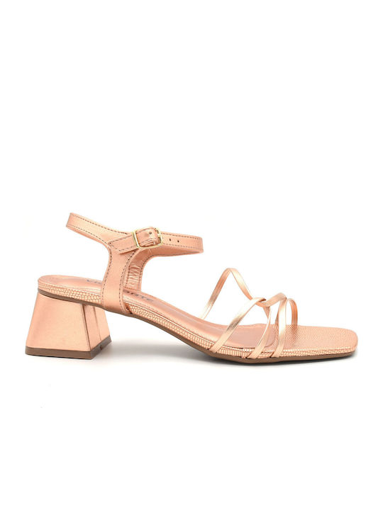 Πέδιλα Rose Gold 22-17403-01