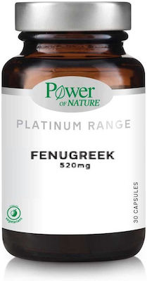 Power Of Nature Platinum Range Fenugreek 520mg 30 κάψουλες