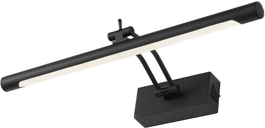 Braytron Modern Leuchte Wand mit Integrierter LED und Einstellbares Weißes Licht Schwarz 40cm