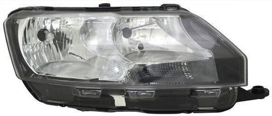 Tyc Δεξί Μπροστινό Φανάρι για Skoda Rapid
