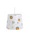Funna Baby Kids Single Ceiling Light Circus White 60W 30x26cm