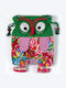 Silk Fashion Eule Kinder Rucksack Beuteltasche Grün 24cmcm