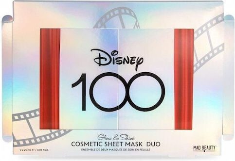 Mad Beauty Mască Pentru Față Disney100 2 Bucăți