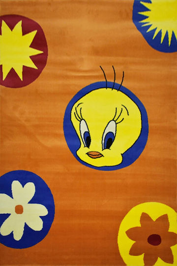 Sprintzio Παιδικό Χαλί Πορτοκαλί 140x200cm