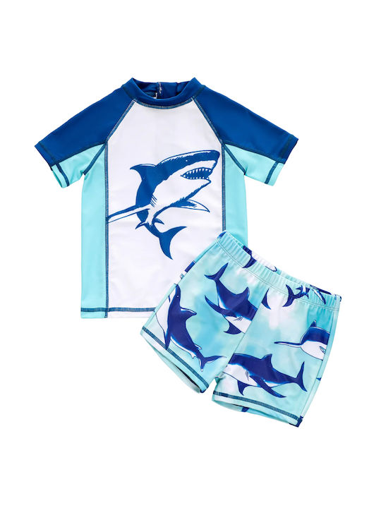 Children's Swimsuit Set "Sharks" Blue