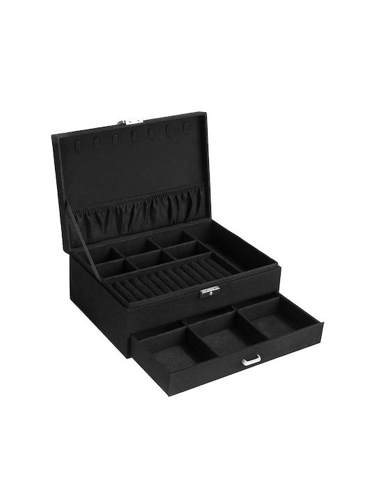 Songmics Jewellery Box with Drawer 27x18.5x10.5cm