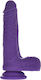 Kinksters Dildo realist cu Testicule și Ventuză Violet 18.5cm